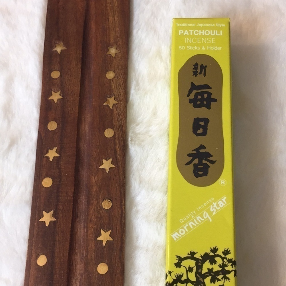 moon stars incense burner and 50 sticks. - Picture 3 of 5